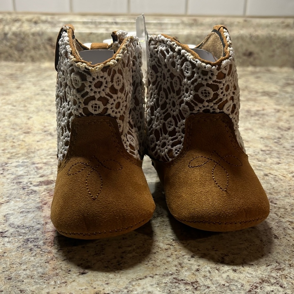 Rising star baby girl cowgirl boots